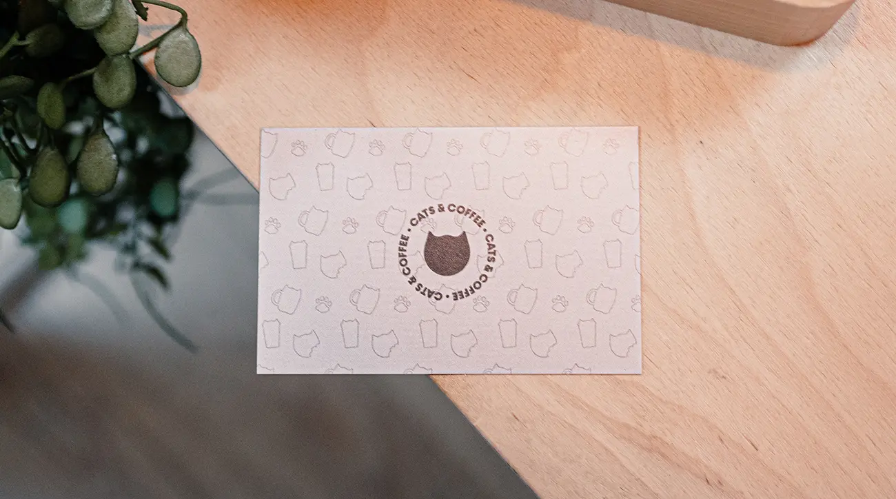 textile Cats & Coffee