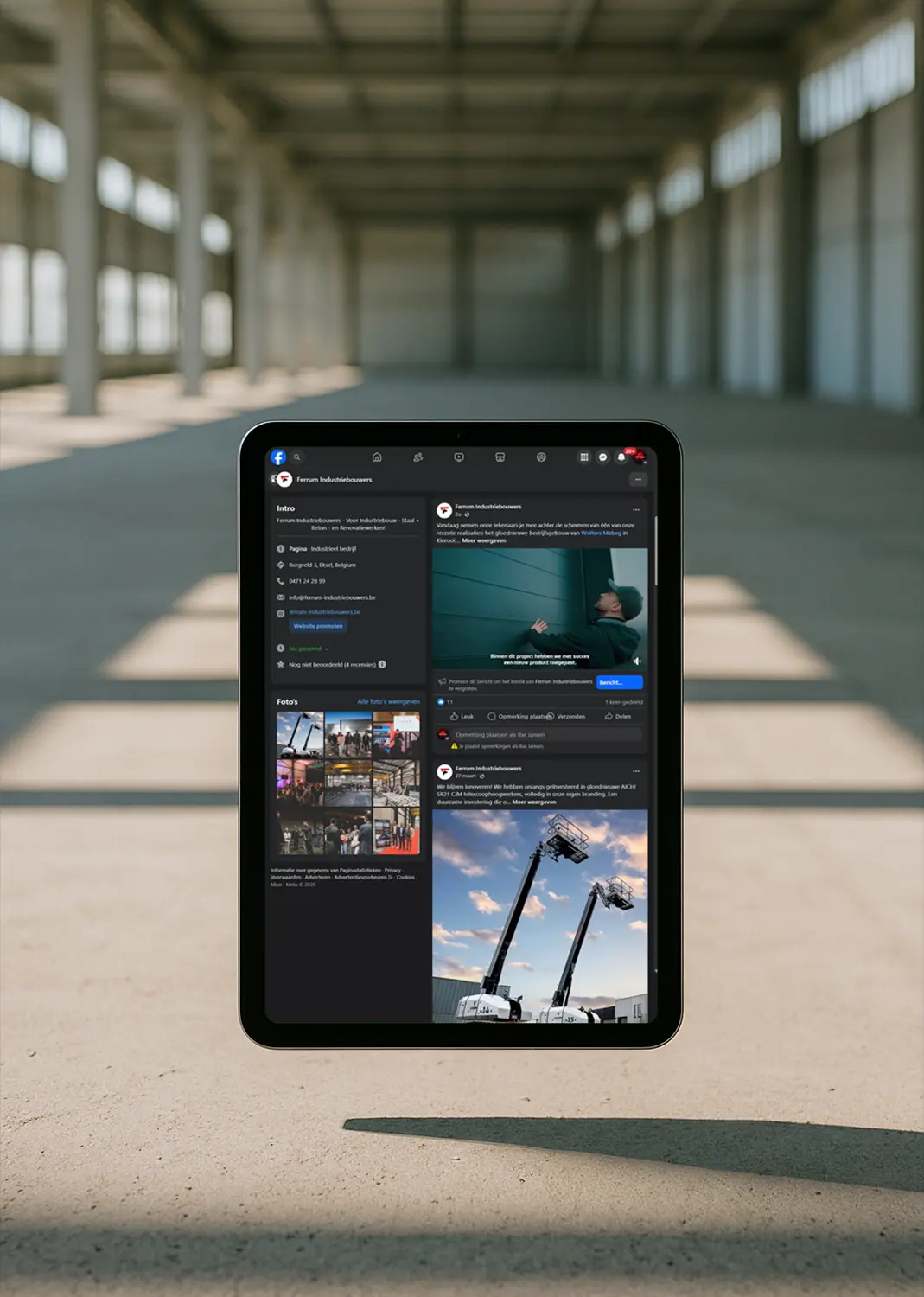 marketing Ferrum Industriebouwers