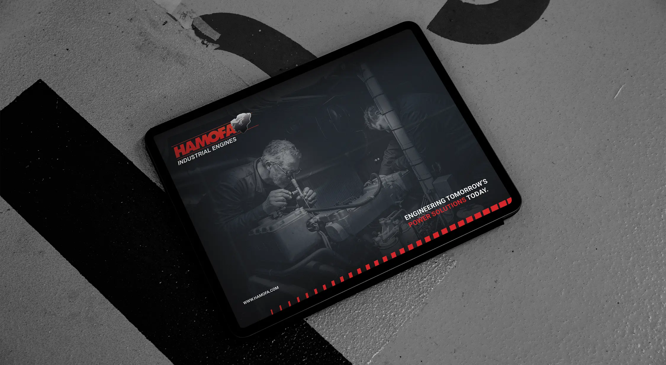 sign, Hamofa Industrial Engines