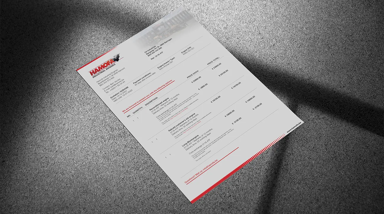 fleet, Hamofa Industrial Engines